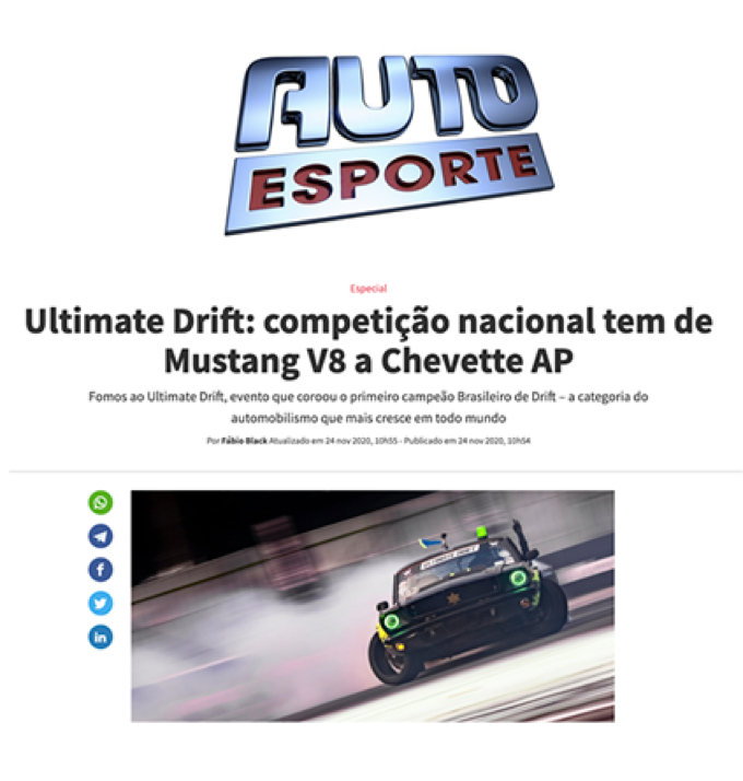 Ultimate Drift: competição nacional tem de Mustang V8 a Chevette AP